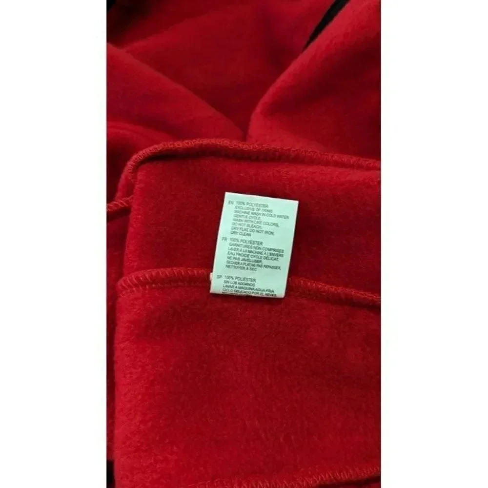 NWT Never Lose HEDGE Men's Zipper Front Fleece Jacket Red Size M (MSRP $79)
